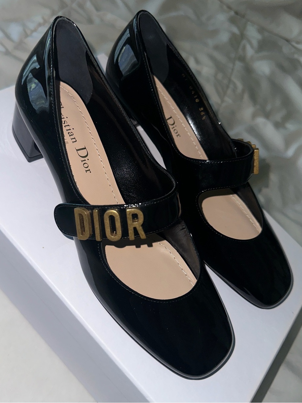 Dior Baby-D Patent Leather Mary Jane